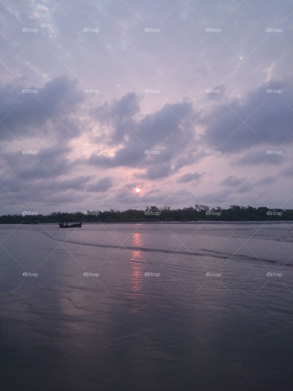 sunrise. sunrise at kuakata sea beach in Bangladesh 