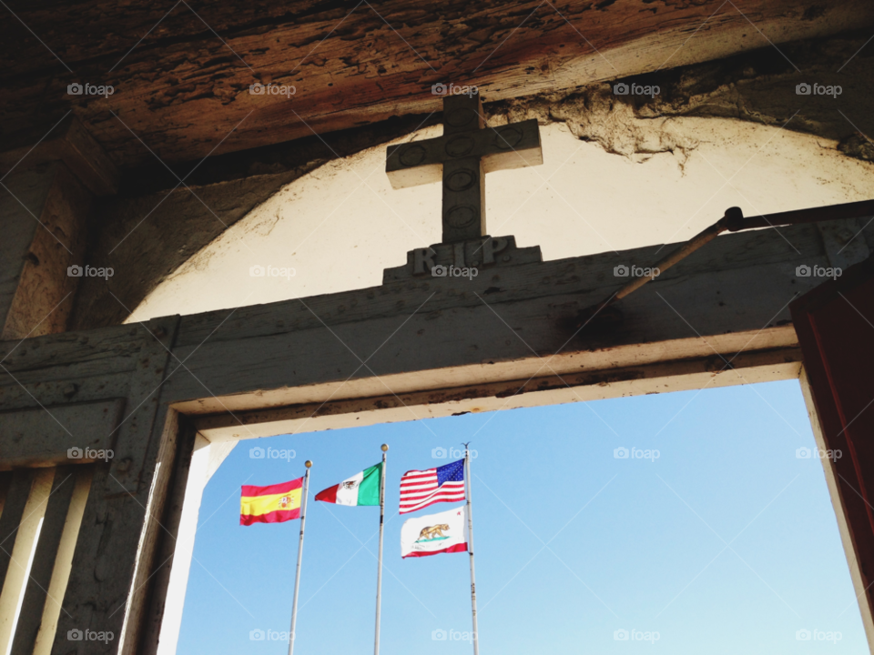 door flags california cross by ninjacentral