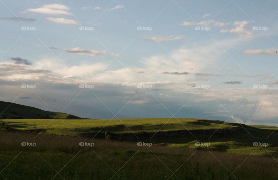 beautiful scenery in the Drakensberg mountains.