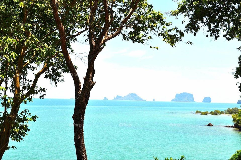 View of Ao Nang At Kra bi, Thailand