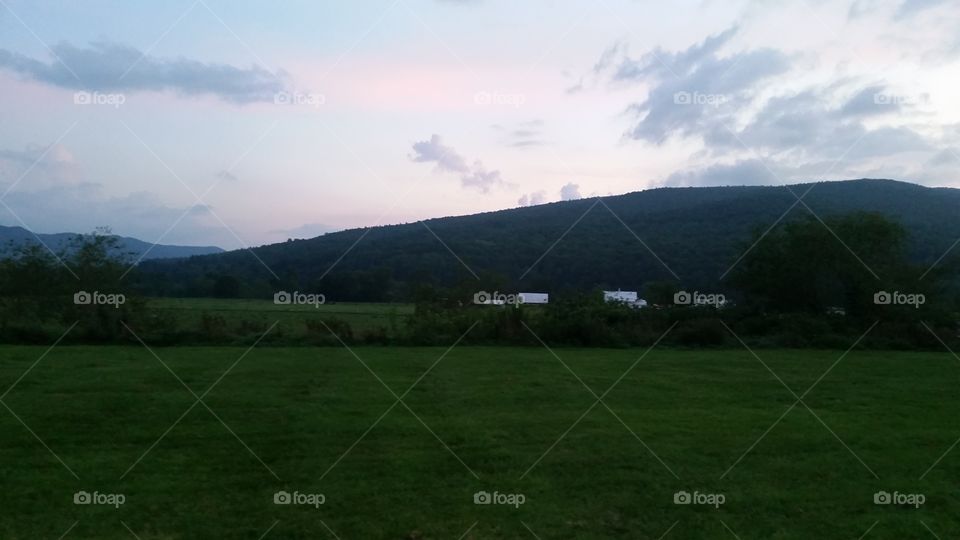 country landscape. picture in bland county Virginia