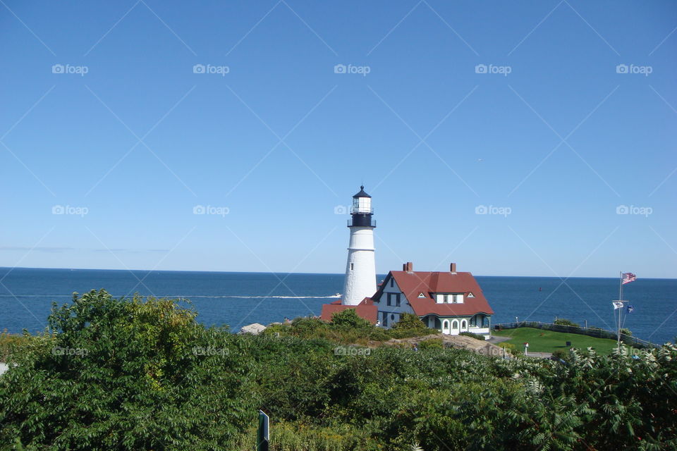 Portland Lighthouse . Portland Head Light is a lighthouse in Cape Elizabeth, Maine.