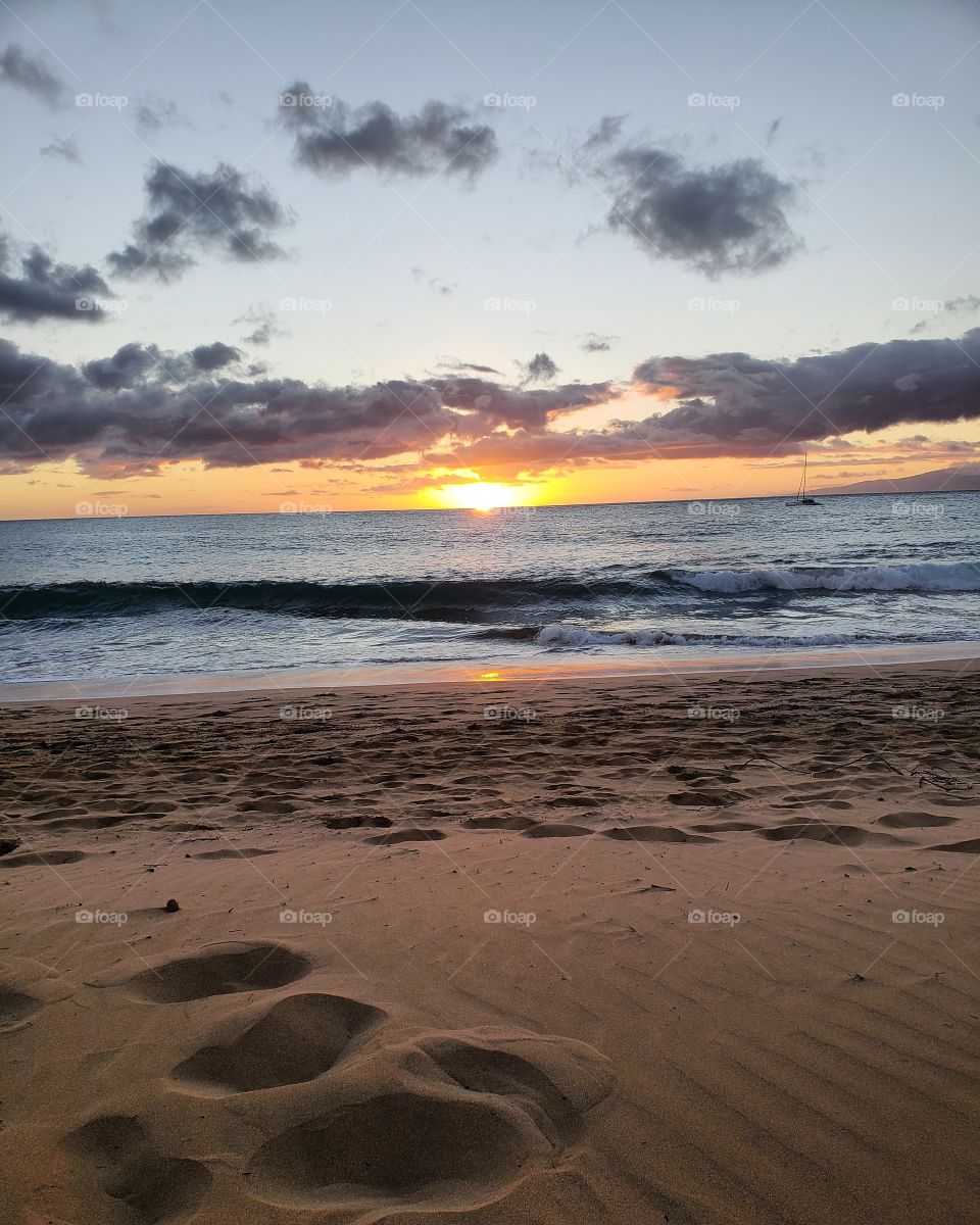 Maui, Hawaii sunset