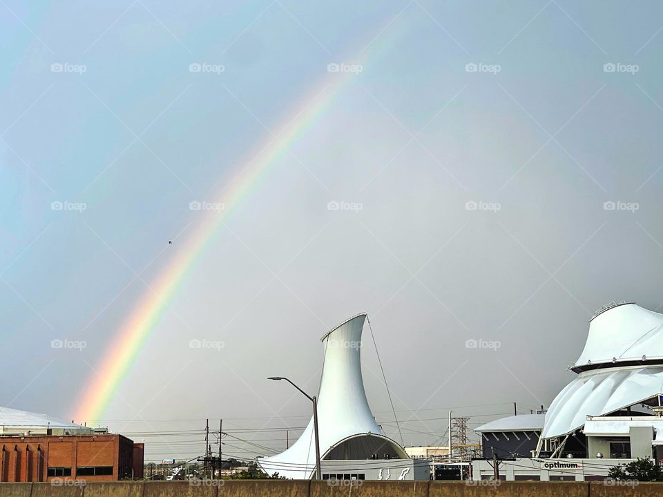 The rainbow before the storm 