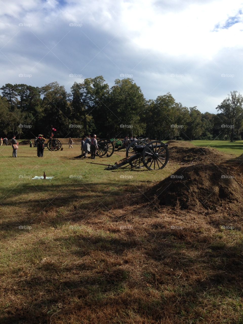 Civil war reenactment