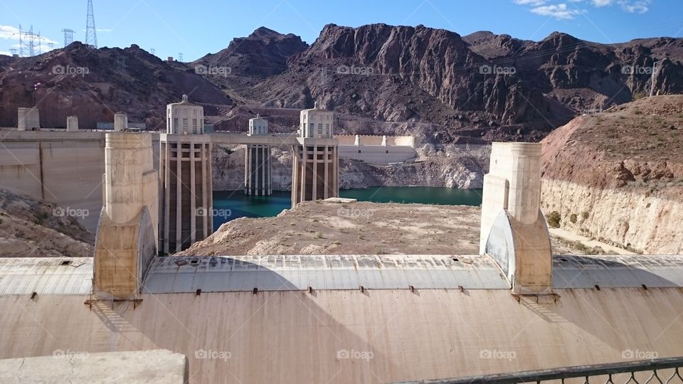 The irrelevant spillway of Hoover Dam.