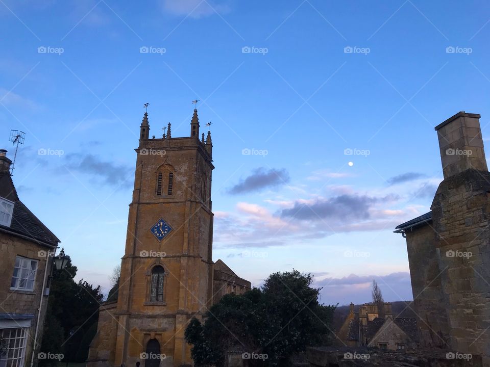 The church in Blockley, England