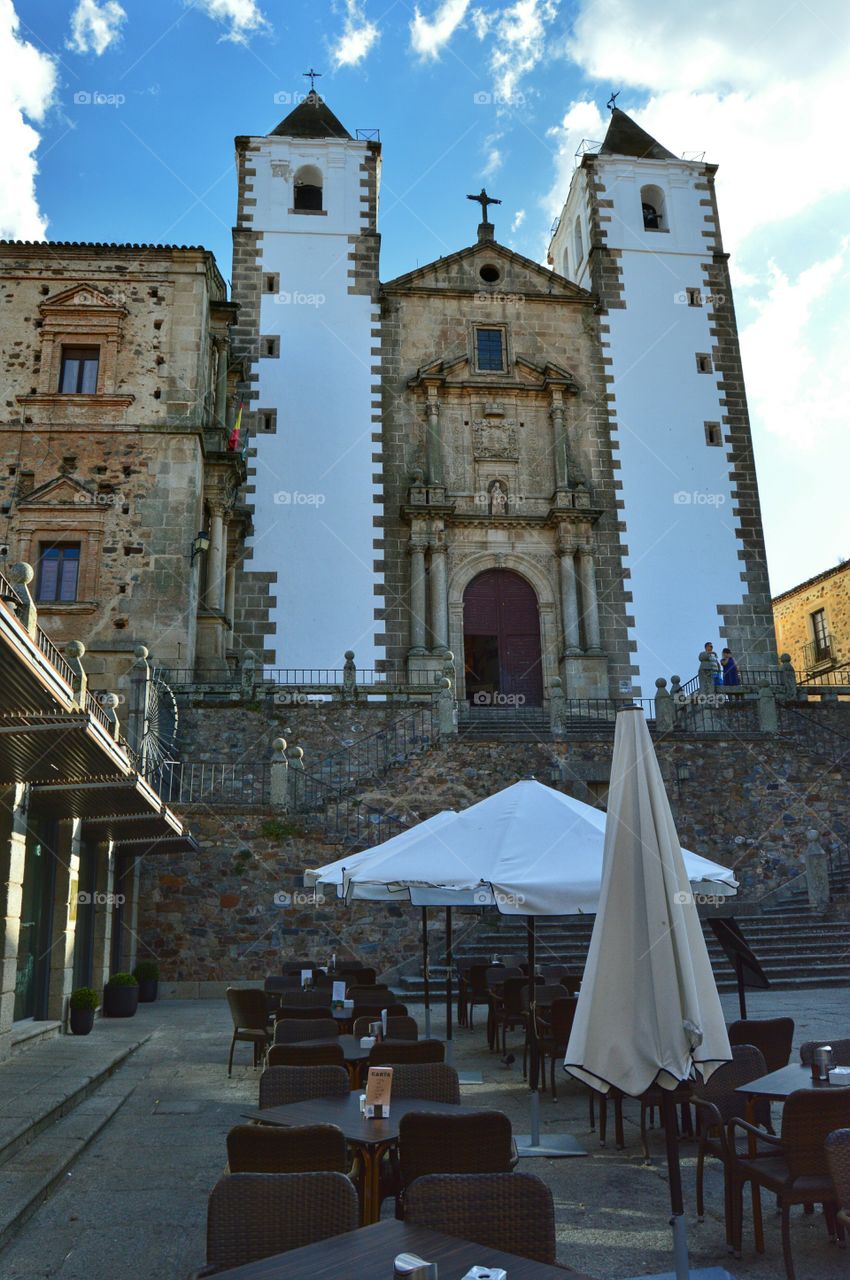 Church of San Francisco Javier. Church of San Francisco Javier, Cáceres, Spain