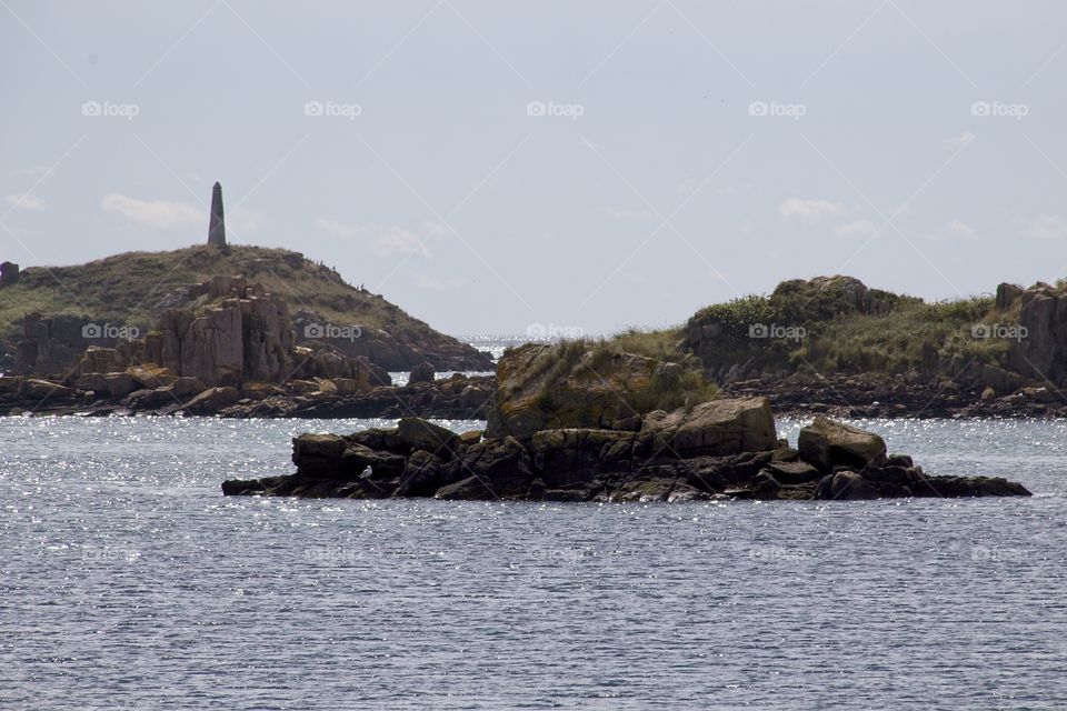 view of the coast of the sea