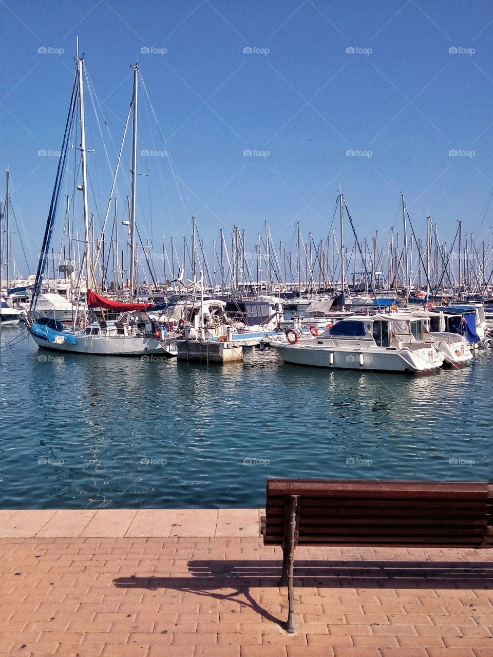 Boats in the Mediterranean