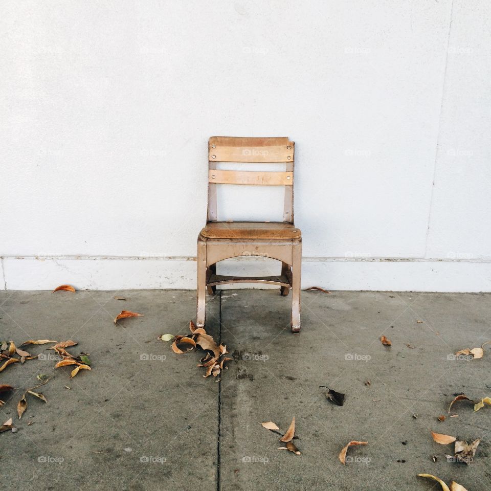 Wood, Empty, Chair, Wooden, No Person