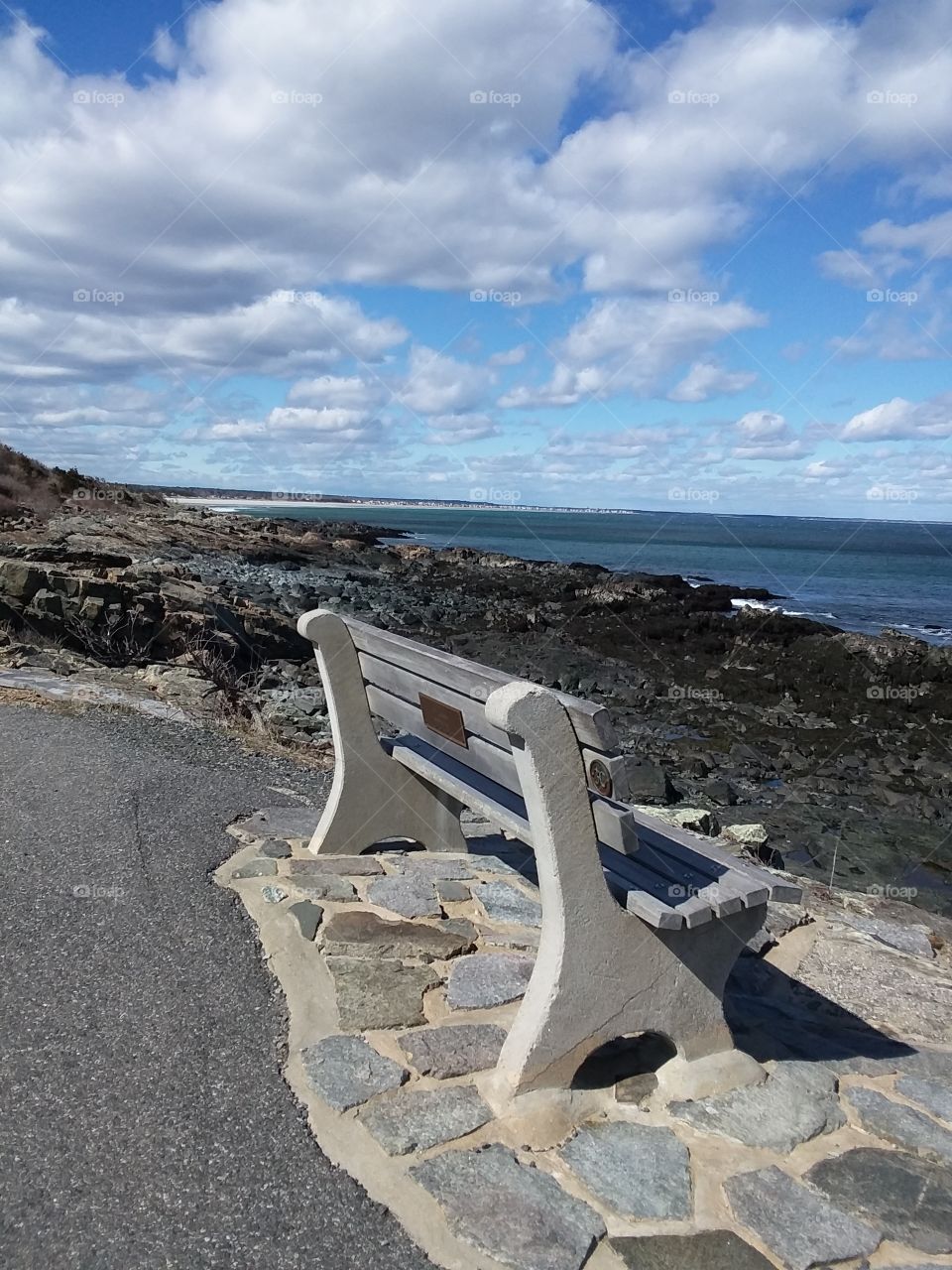 bench by the sea