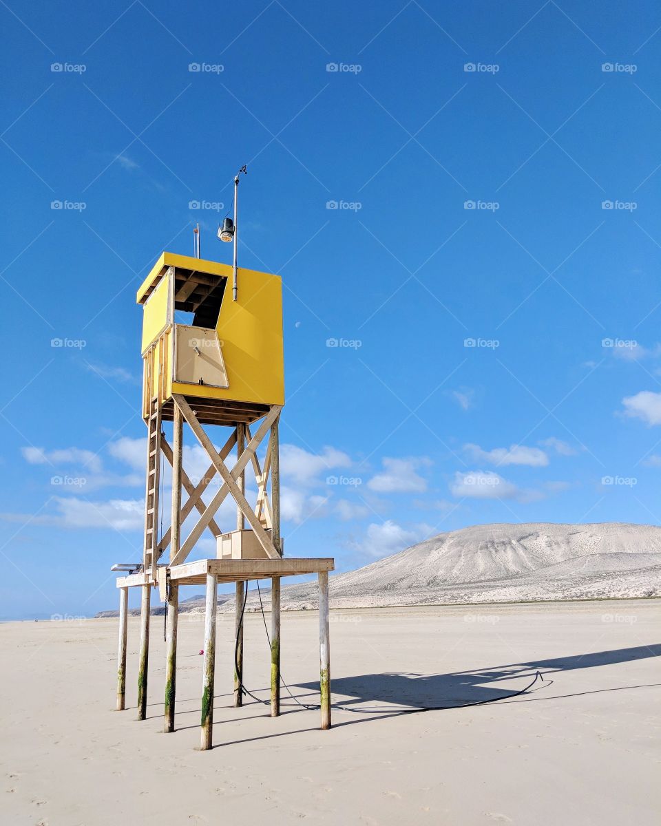 Lifeguard at a beatch