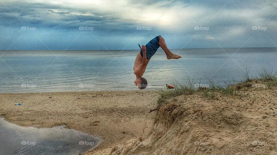 Beach flip