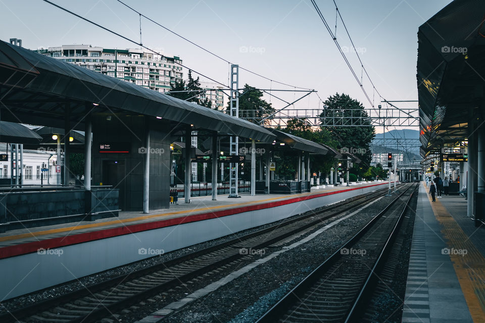Railway station in Sochi