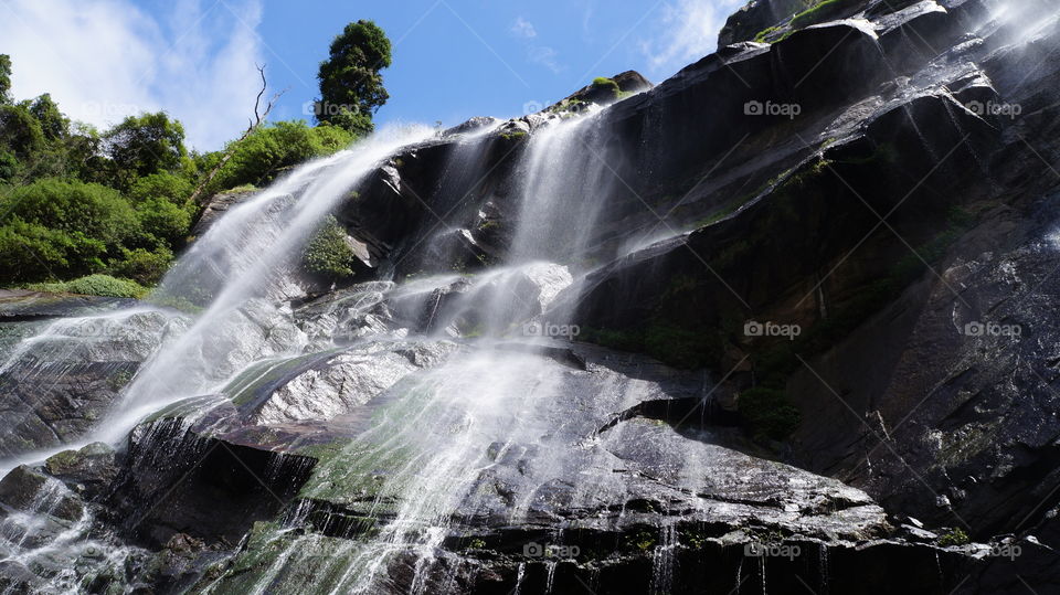Waterfall of Bomuru ( Bomuru Falls ) Sri Lanka
