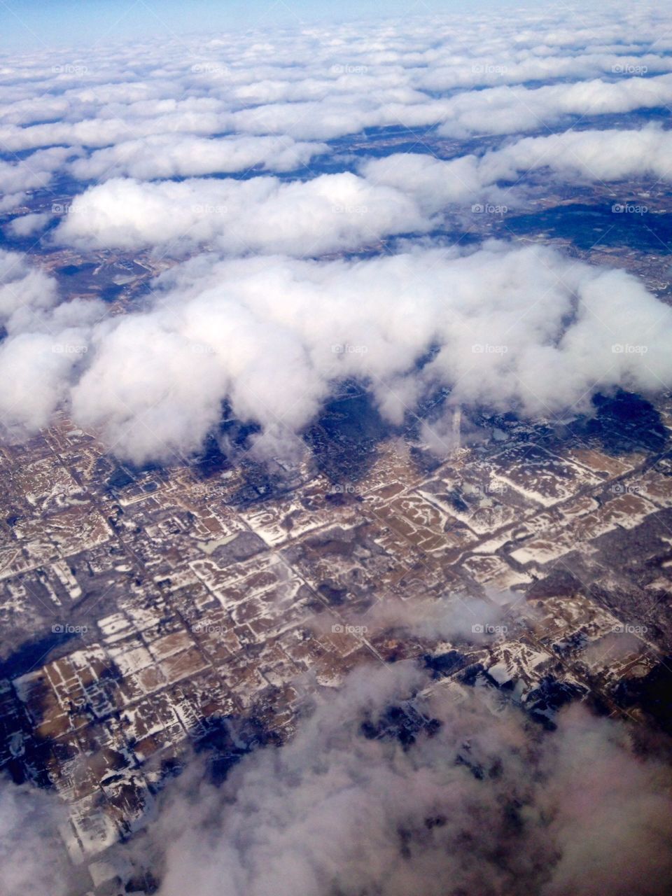 Up In The Sky. Airplane Ride