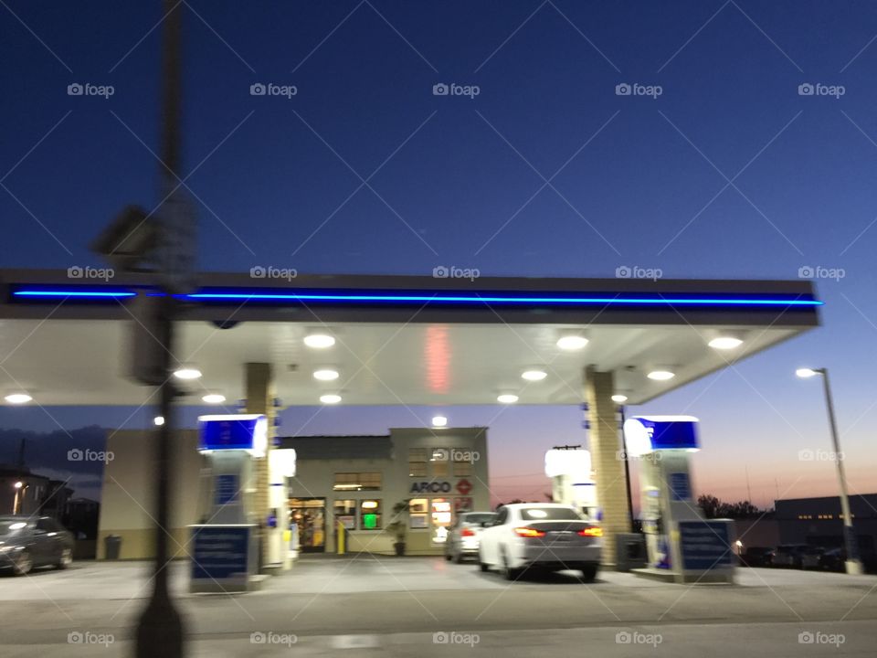 Arco gas station 