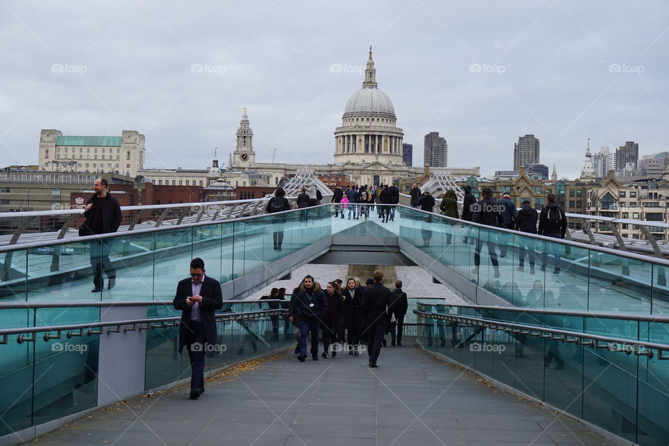 The Millennium Bridge ...London