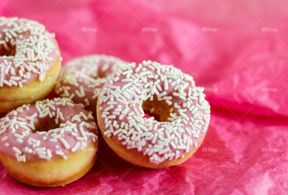 Pink Doughnuts