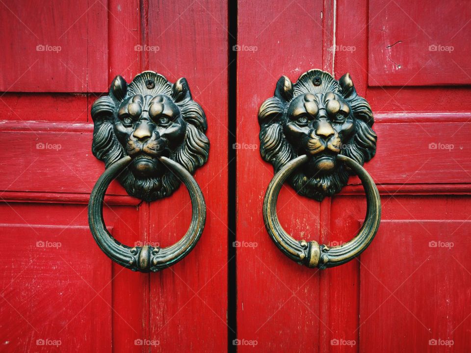 Door, Entrance, Gate, Lock, Doorknob