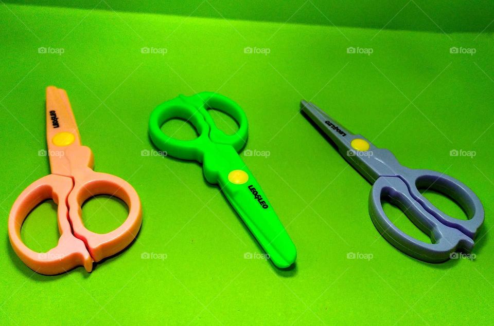 Colorful scissors