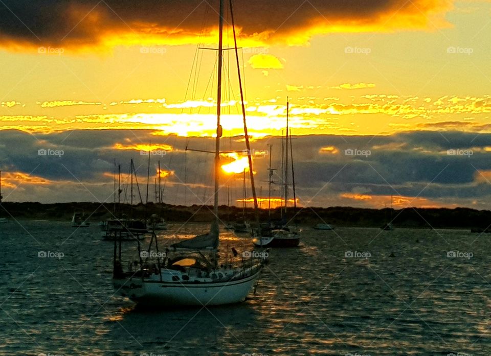Sunset in Bunbury Australia