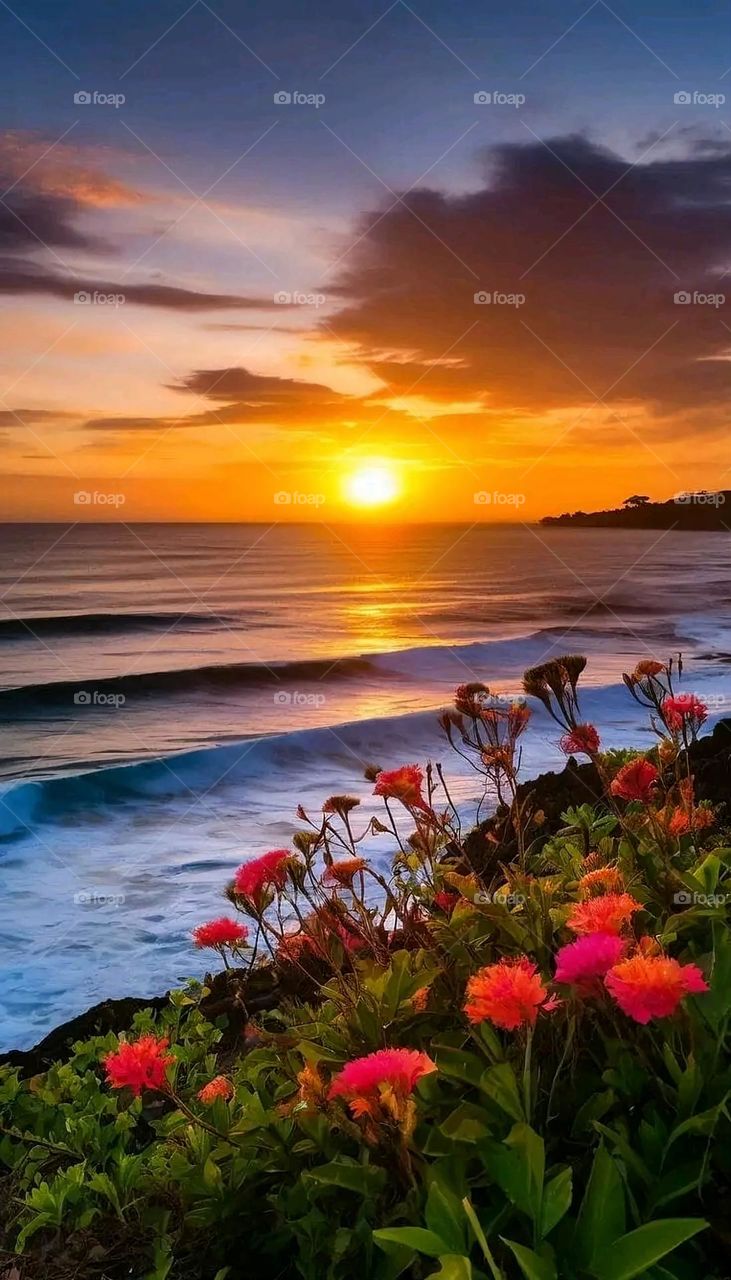 A very beautiful picture, and there is no better picture than it. There is no better picture of green herbs and colorful, red and white roses than it. Glory be to God, the natural and picturesque view, and there is no more