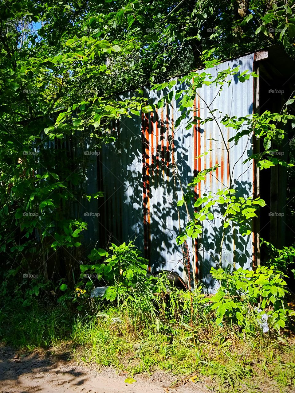 Rusty Metal Shed