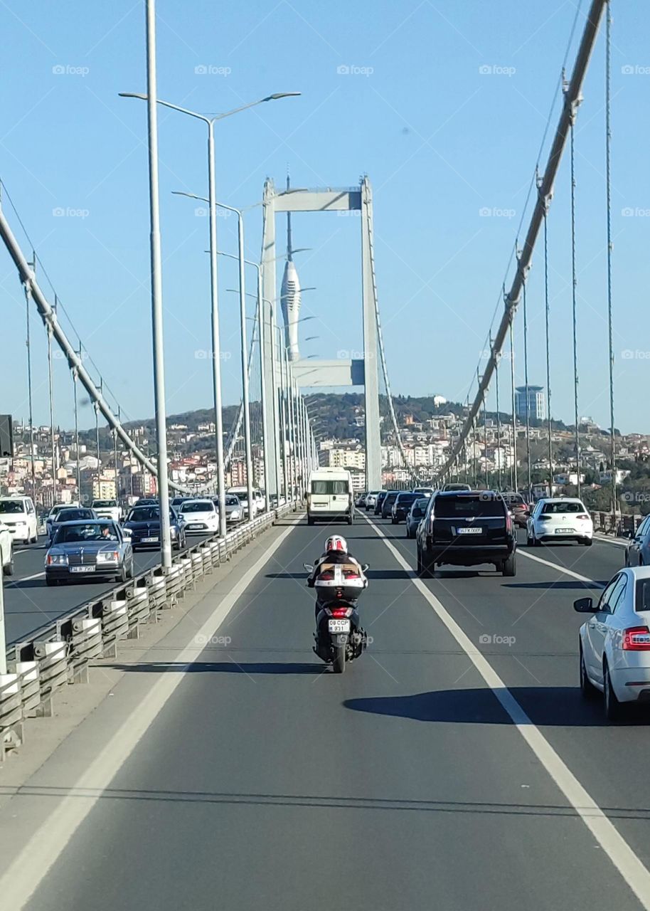 Man Riding Motorcycle