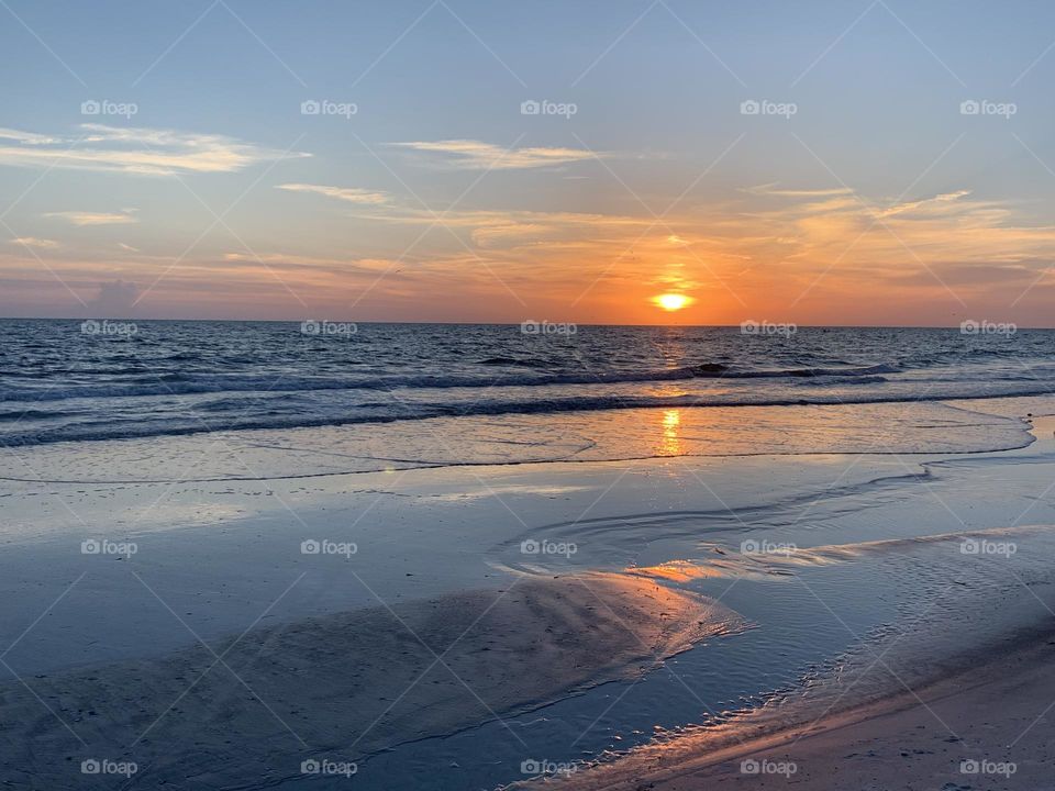 Jacksonville Florida beach sunrise