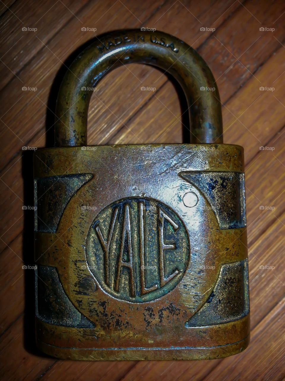 vintage padlock. Yale padlock