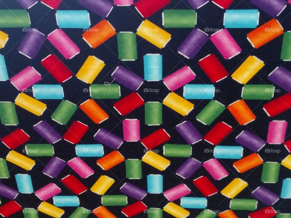 all different colors of thread