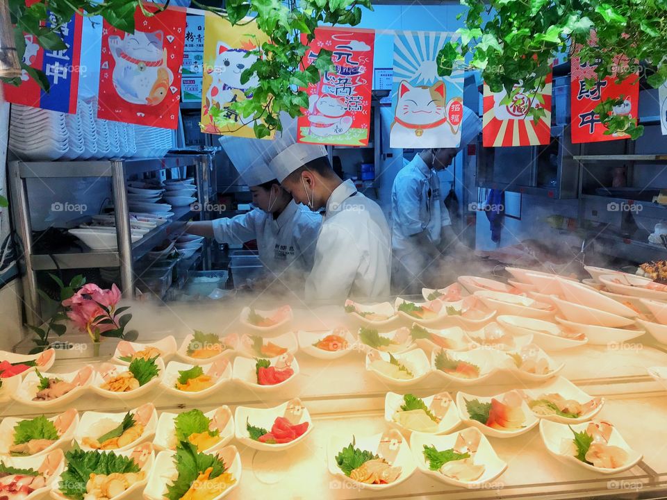 Japanese food stall