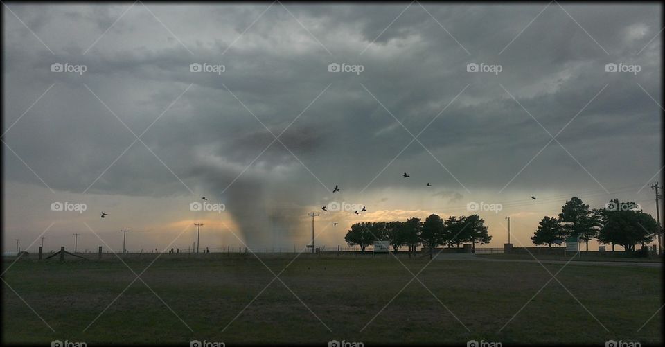 Tornado I saw yesterday in Oklahoma