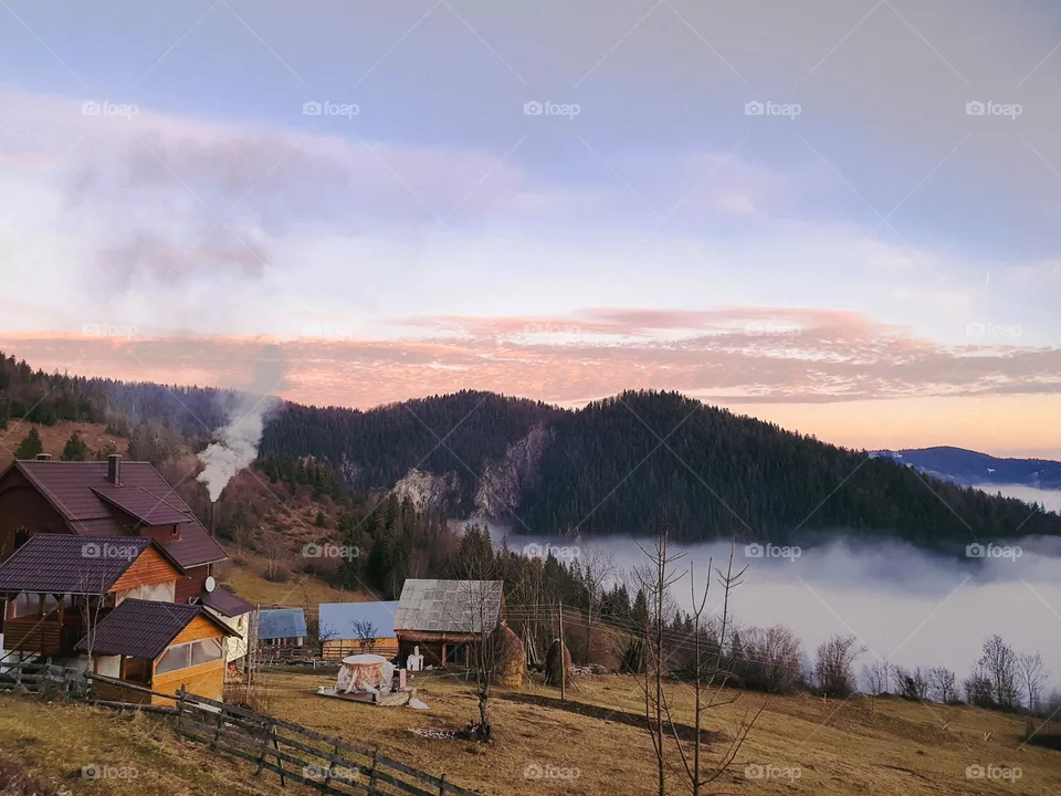 beautiful mountain view