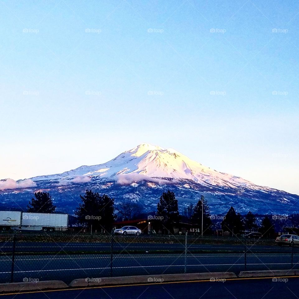 Volcano, Mountain, Snow, Landscape, Mountain Peak
