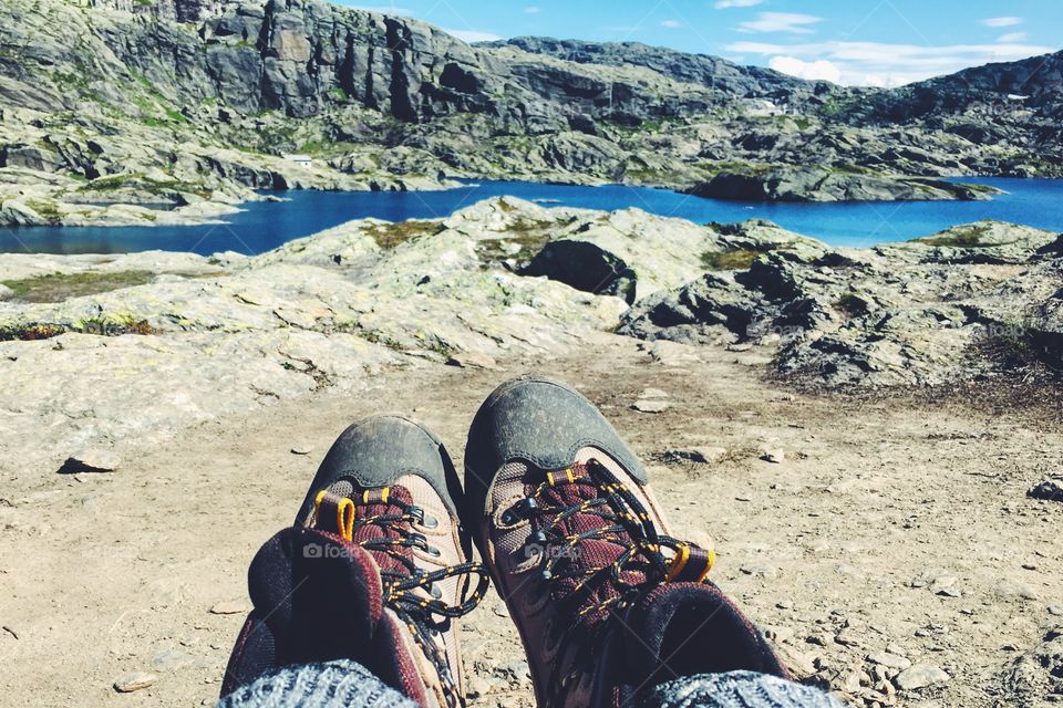 Hiking boots in Norway