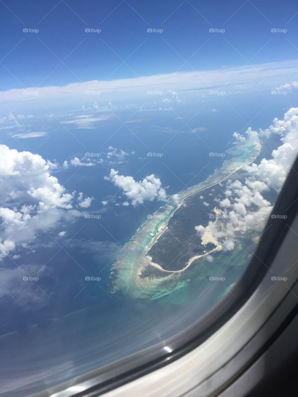 Plane island view