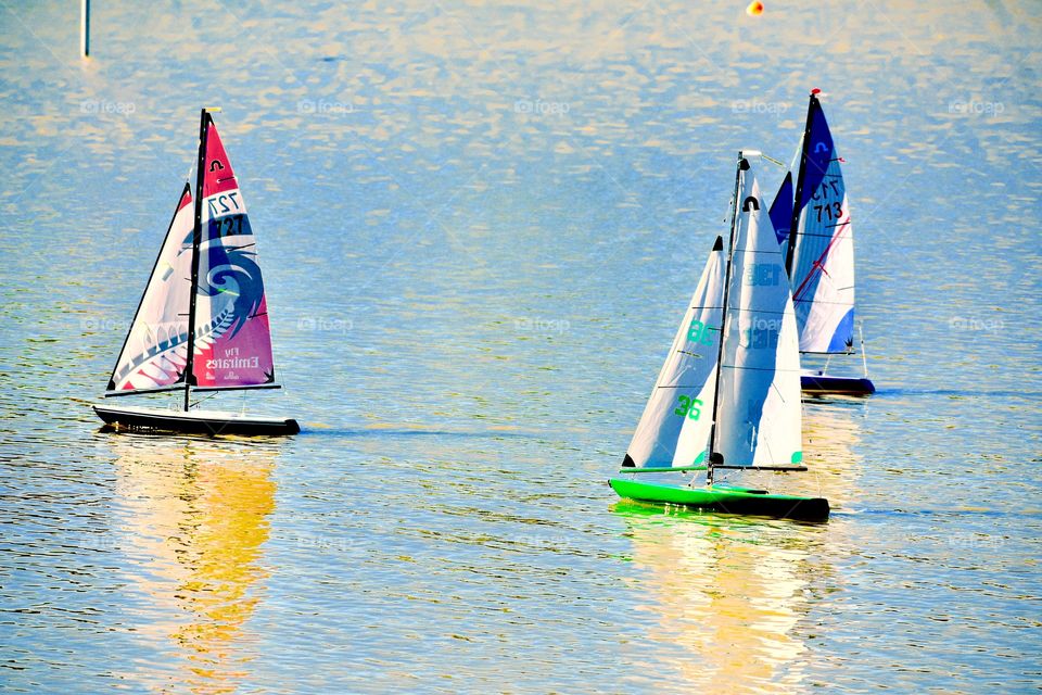 Remote control sail boats 