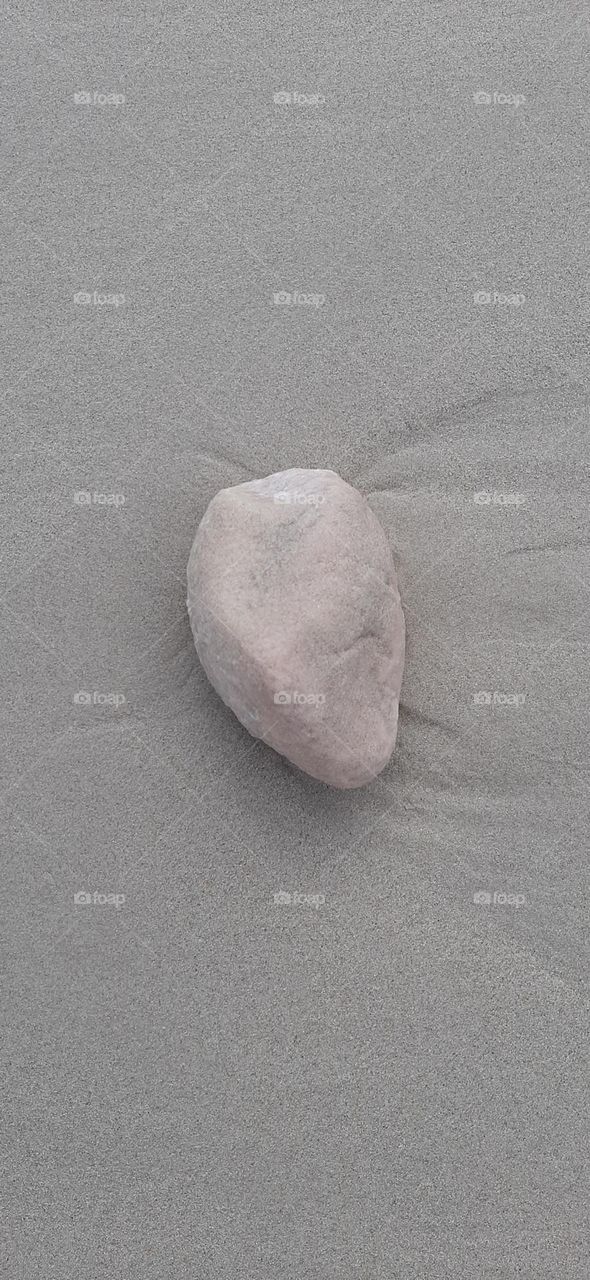 Lonely Beach Stone