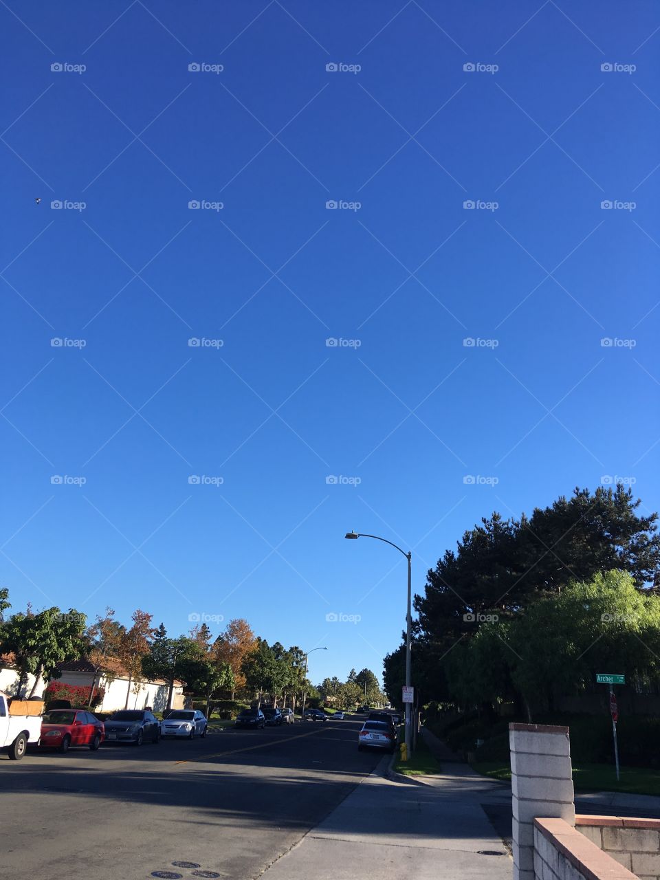 Not a cloud in the sky