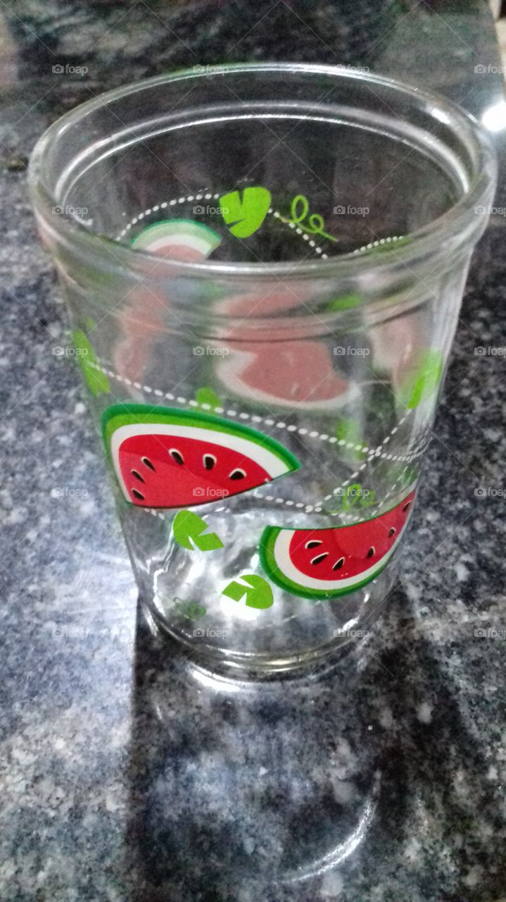 copo desenho melancia