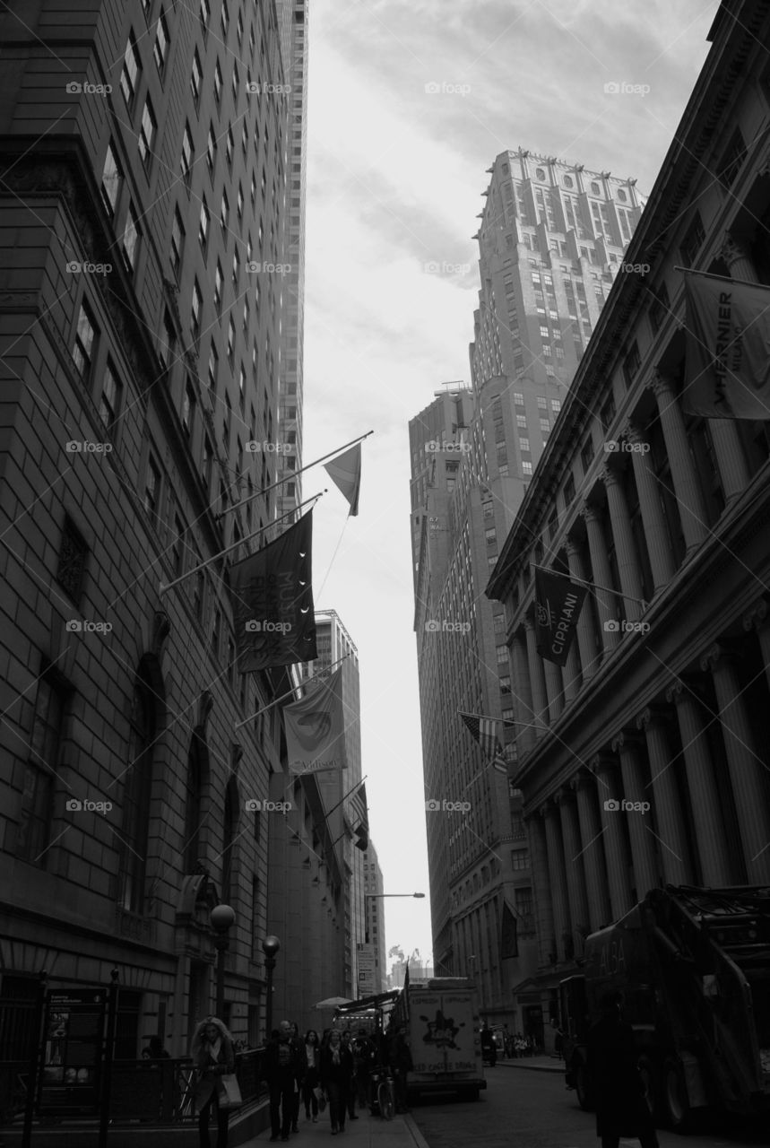 Buildings in Wall Street 