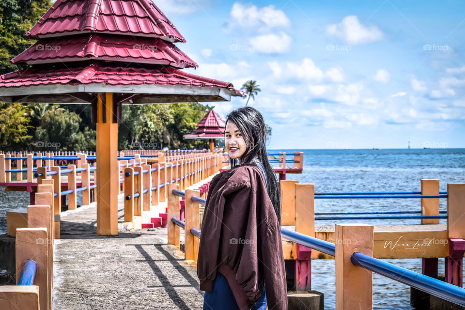 Refreshing...in beach