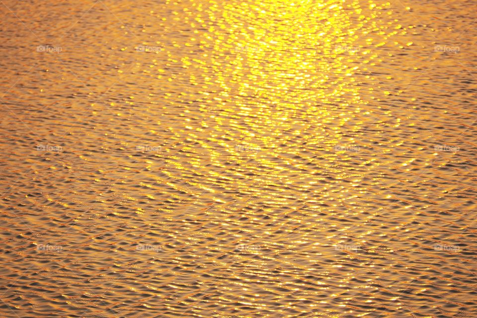 surface water in evening