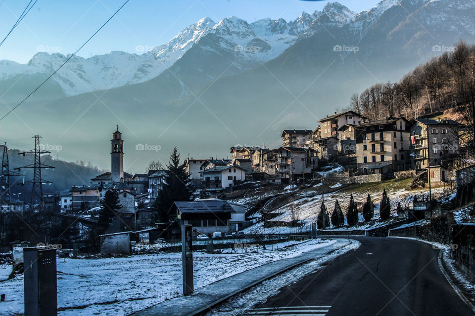 Fog by the mountain at Sonndrio city.