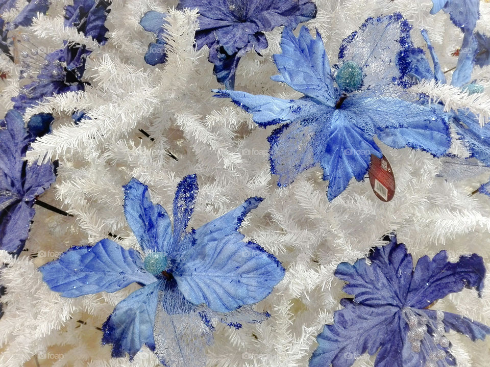 colored artificial flowers