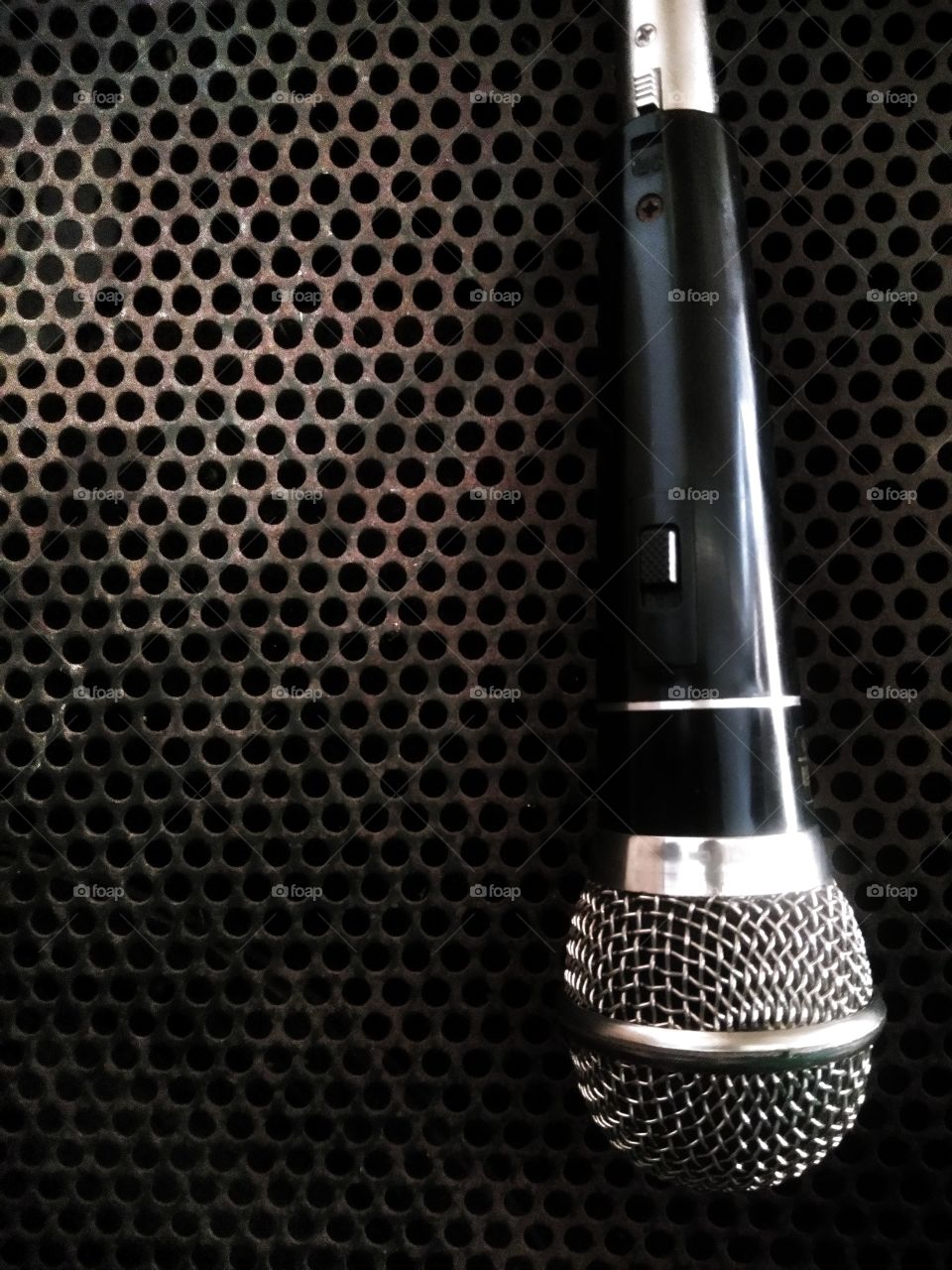 the microphone