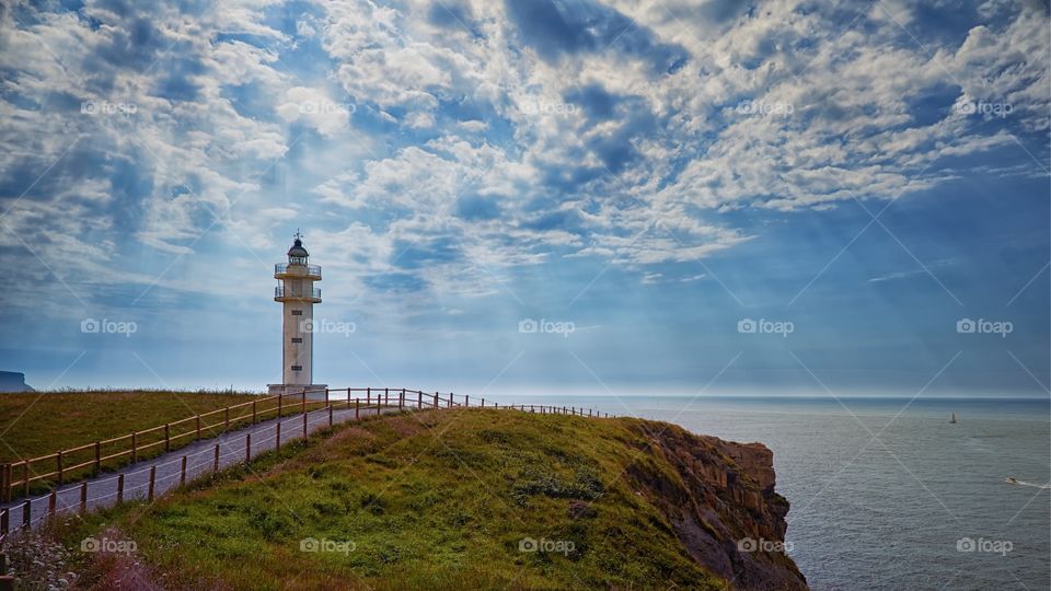 The lighthouse at Ajo (Spain)